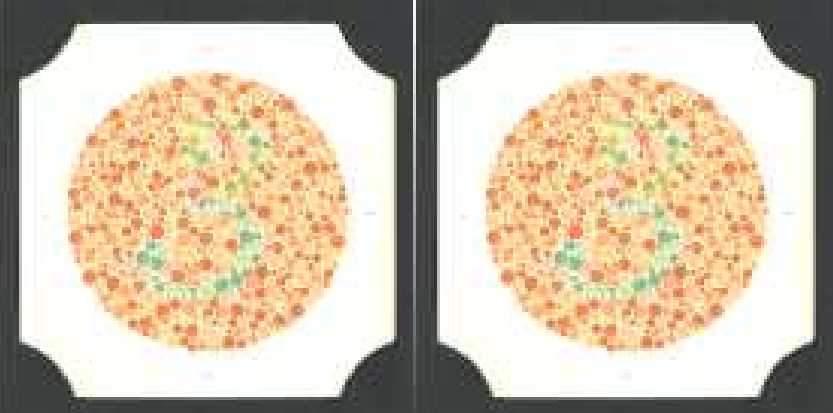Test Chart For Colour Blindness